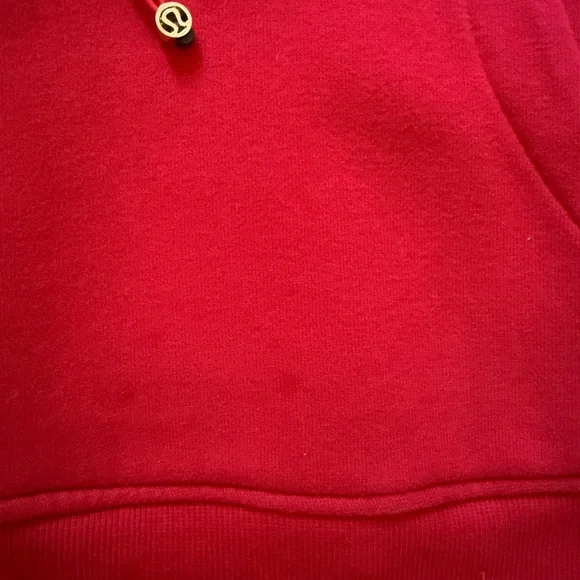 Lululemon Scuba Oversized Half Zip Hoodie Dark Red M - Picture 7 of 8